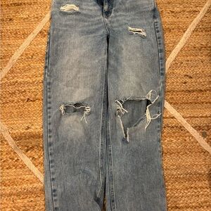 PacSun Blue Distressed Boyfriend Jeans